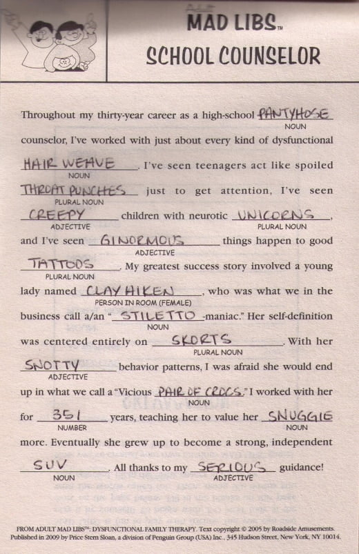 Crazy Libs Monday: \ image about Adult Mad Libs Printable identified as Insane Libs Monday: \