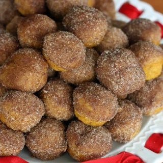 pumpkin mini muffins doughnut holes
