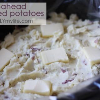 Crock pot make-ahead mashed potatoes
