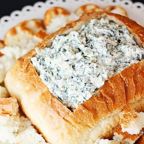 Game Day Knorr Spinach Dip -- A slight tweak to the classic Knorr spinach dip recipe and you have one of my most-requested game day and holiday appetizers! | halfscratched.com
