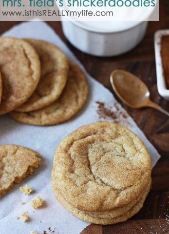 Mrs Fields snickerdoodles recipe