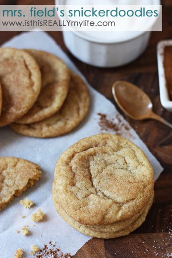 Mrs Fields snickerdoodles recipe