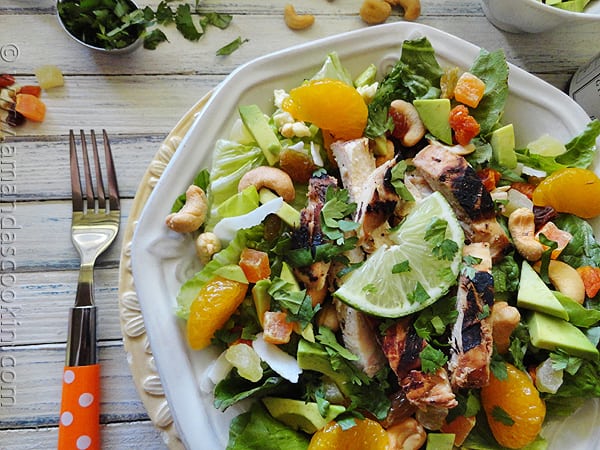 Key West grilled chicken salad