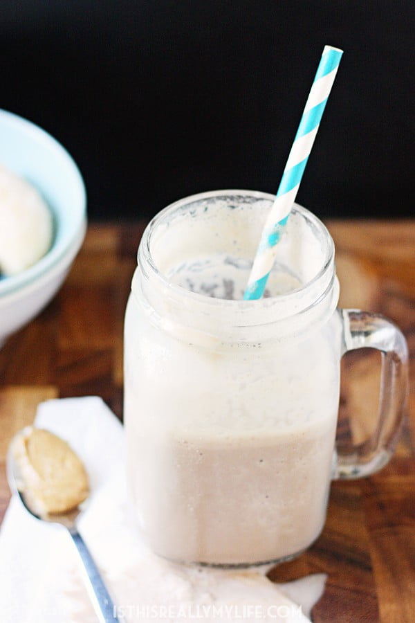 Copycat Peanut Butter Moo'd Smoothie HalfScratched