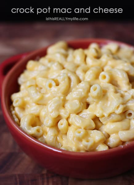 boxed mac and cheese in a crock pot