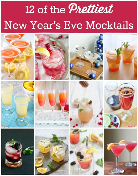 12 of the Prettiest New Years Eve Mocktails