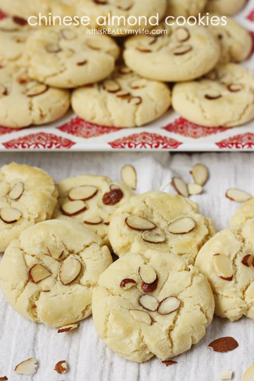 Chinese almond cookies for Chinese New Year