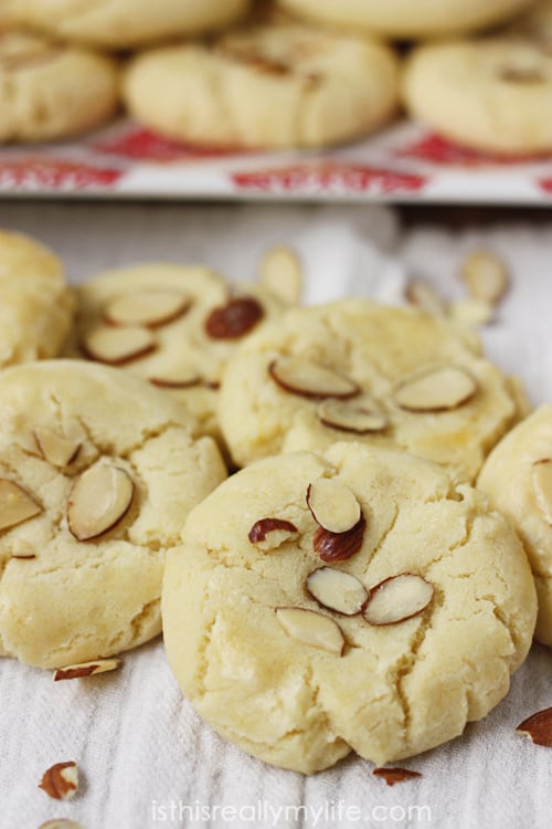 Chinese almond cookies