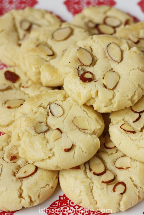 Chinese almond cookies