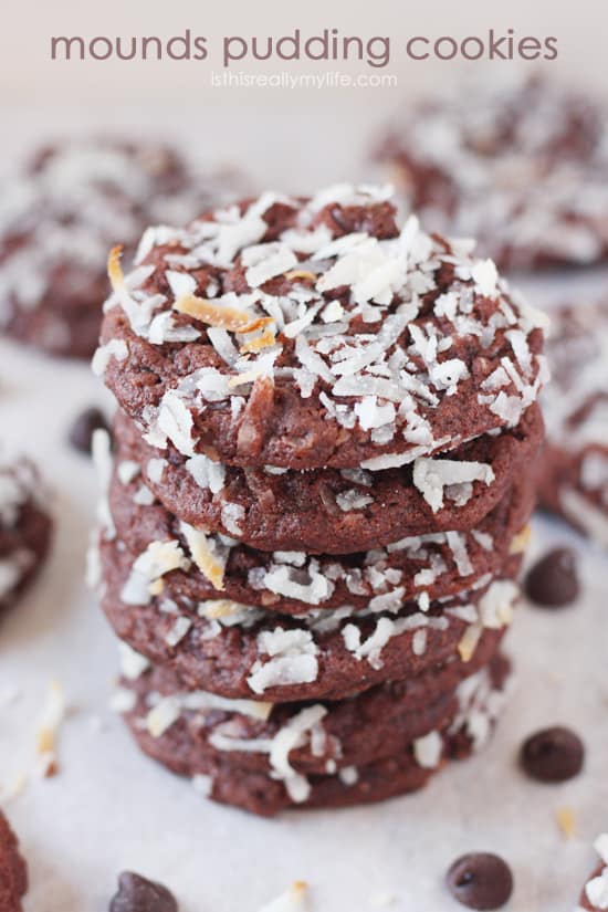 Mounds Pudding Cookies