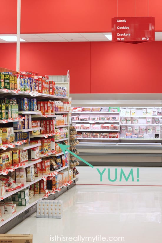 Cheez-It crackers at Target