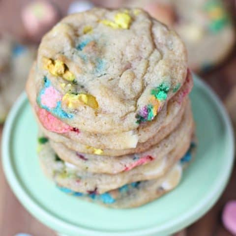 Lucky Charms Cookies - magically delicious, especially hot from the oven. You will not be able to eat just one!