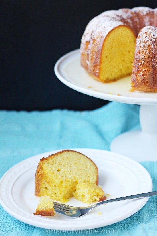 Lemon Bundt Cake with Orange Glaze 3