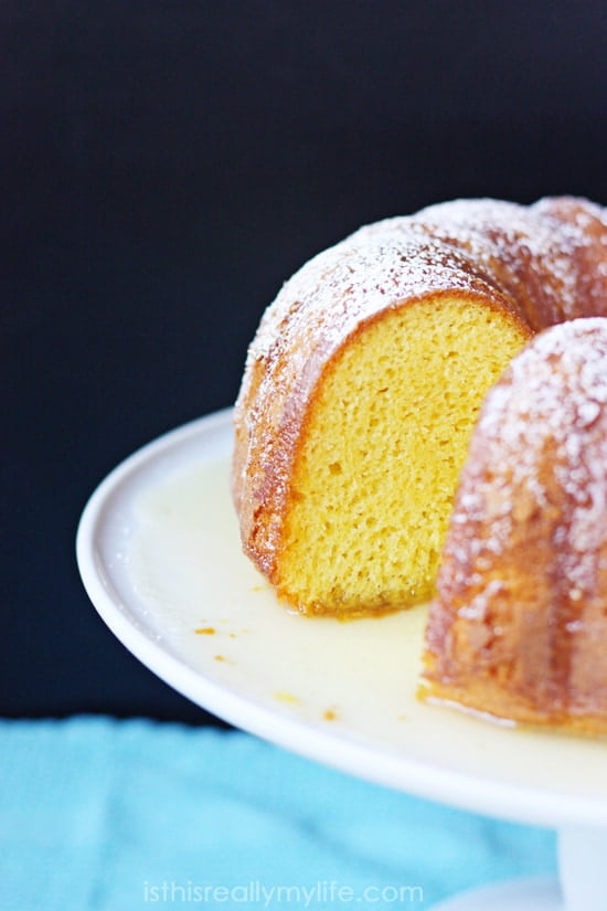 Lemon Bundt Cake with Orange Glaze 3