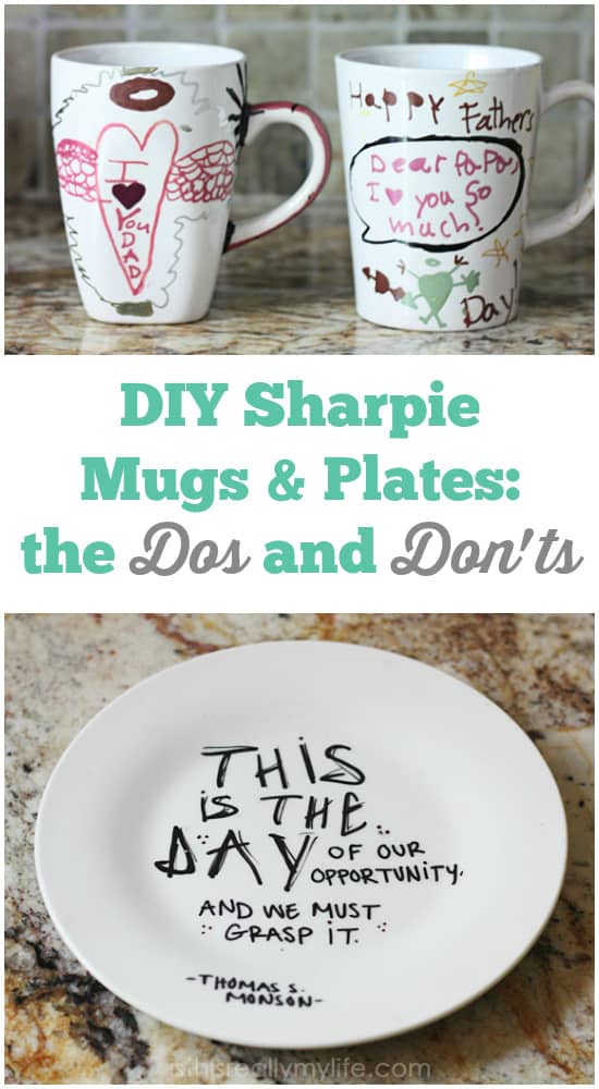 DIY Sharpie Mugs & Plates Dos and Donts