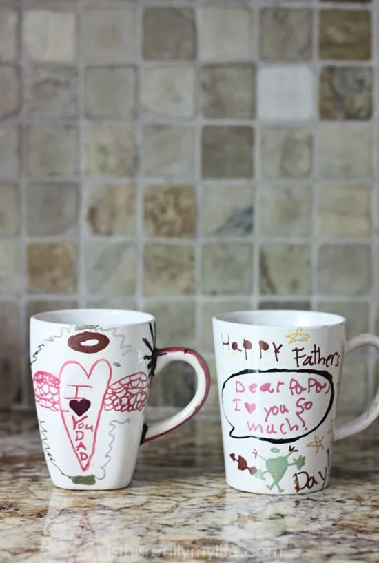 DIY Sharpie Mugs and Plates