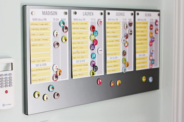 Magnetic Chore Chart