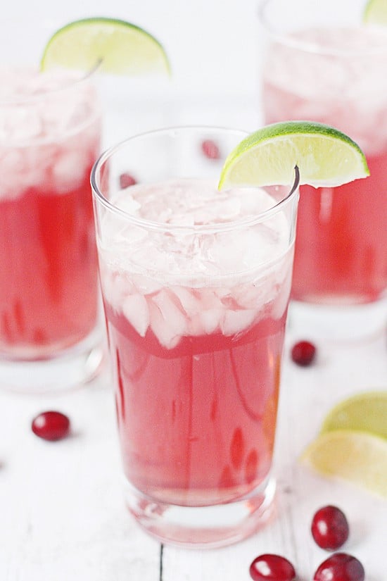 Very Berry Mocktail close-up.