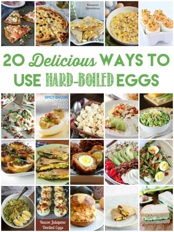 20 Delicious Ways to Use HardBoiled Eggs HalfScratched