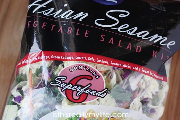 Eat Smart Asian Sesame Vegetable Salad Kit