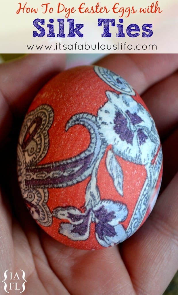 How to Dye Easter Eggs with Silk Ties