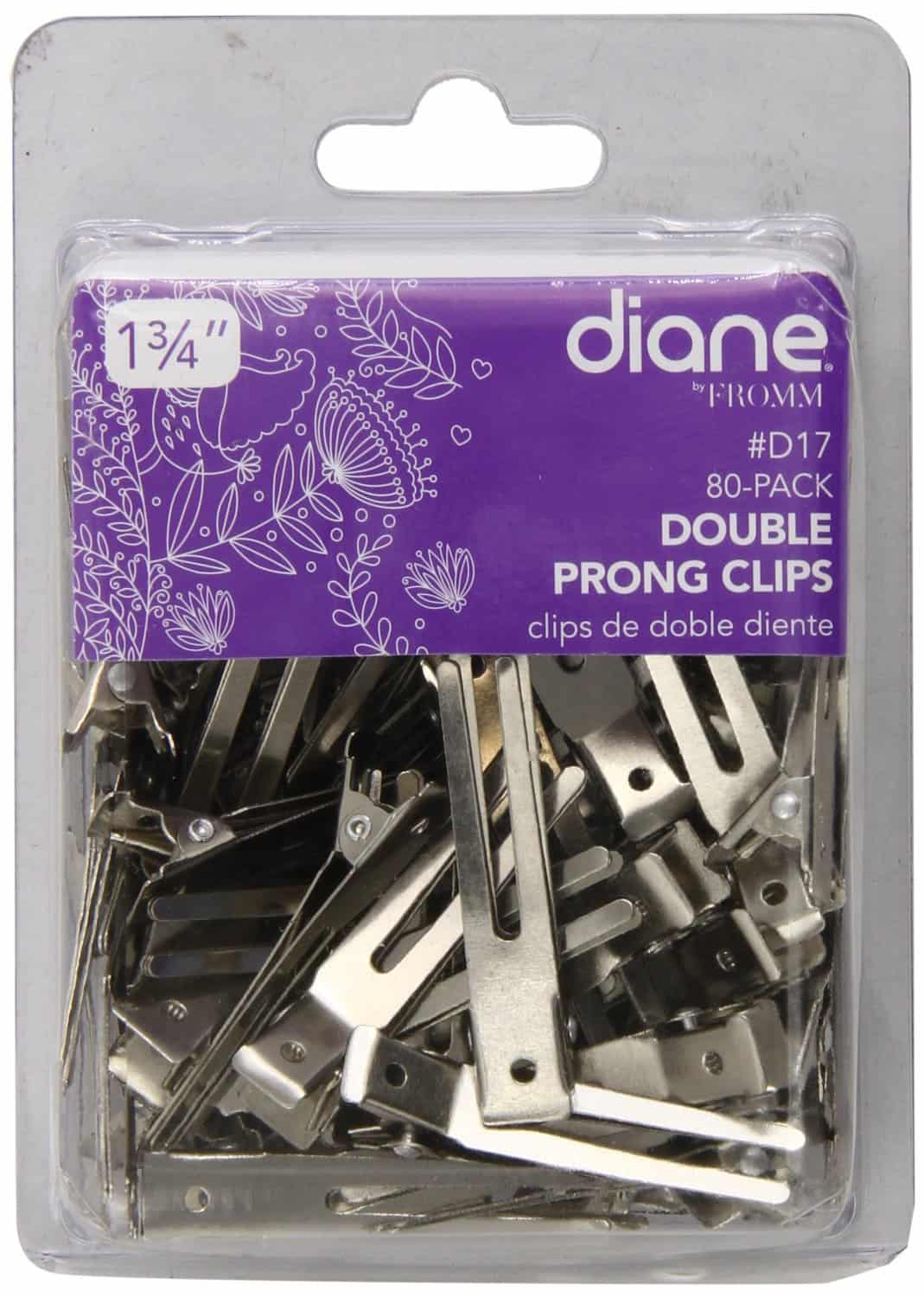 Double prong clips