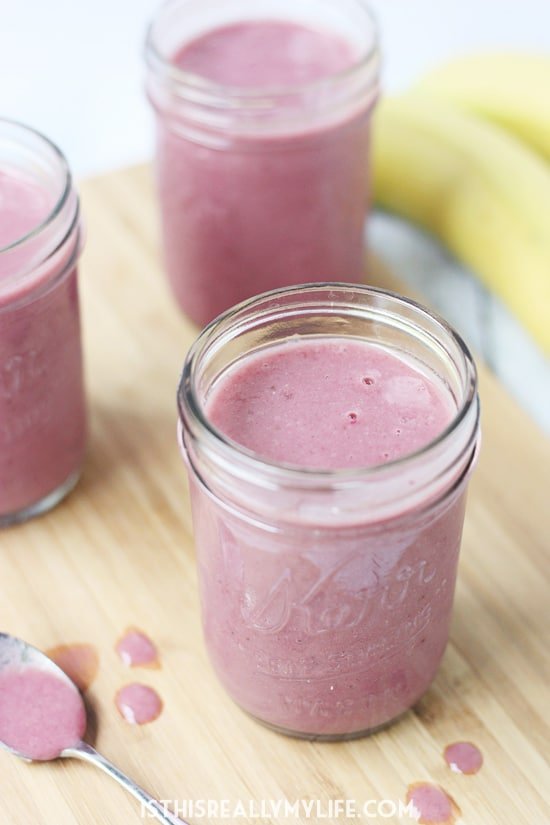 AntioxidantPacked Tropical Berry Smoothie HalfScratched