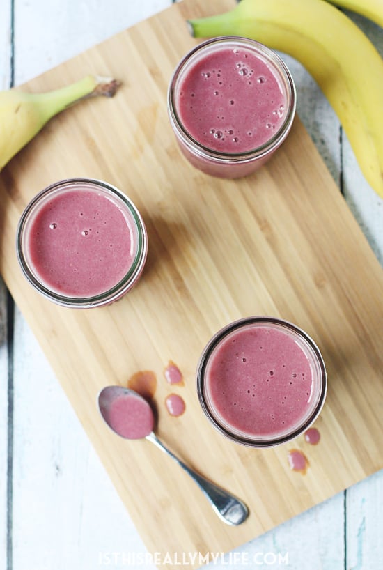AntioxidantPacked Tropical Berry Smoothie HalfScratched