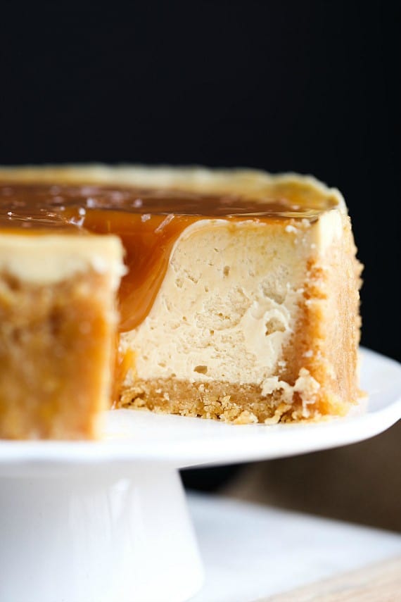 Instant Pot salted caramel cheesecake