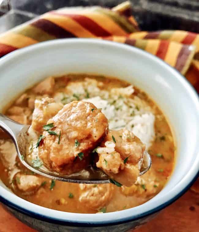 Easy gumbo recipe for the Instant Pot