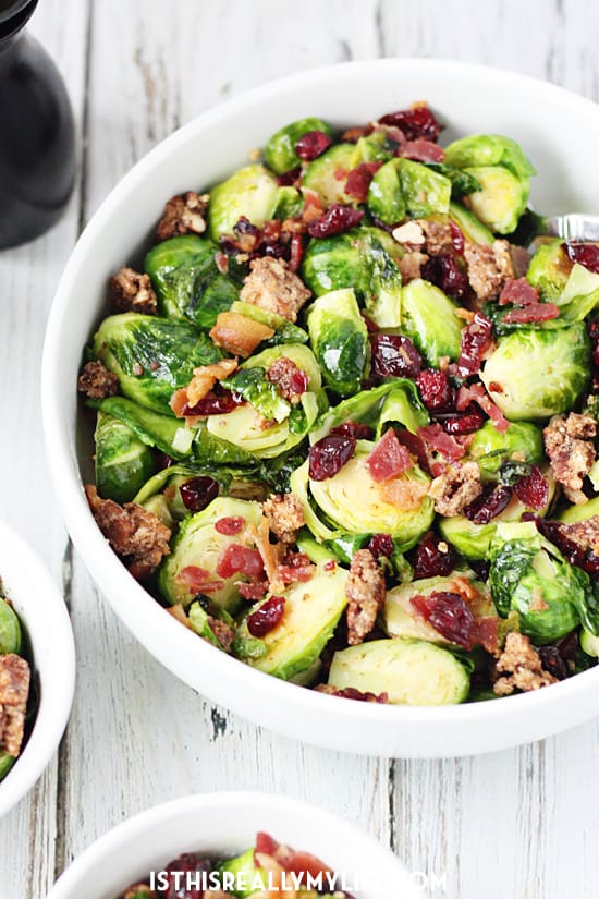 Sauteed Brussels Sprouts with Bacon