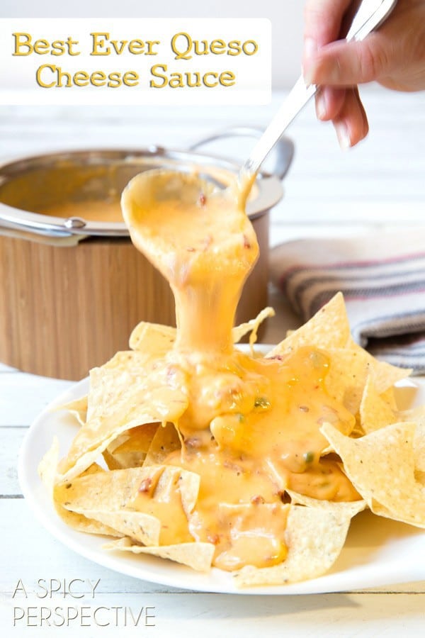 The best queso cheese sauce