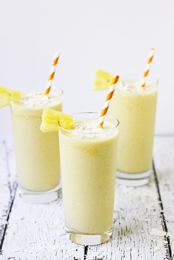 Pineapple Coconut Protein Smoothie