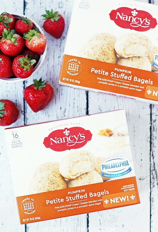 Nancys Pumpkin Petite Stuffed Bagels