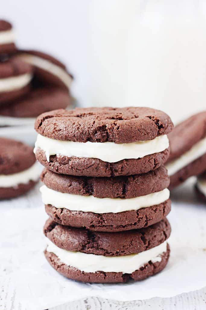 Easy & Tasty Cake Mix Oreo Cookies HalfScratched