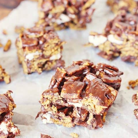 Golden Grahams smores bars