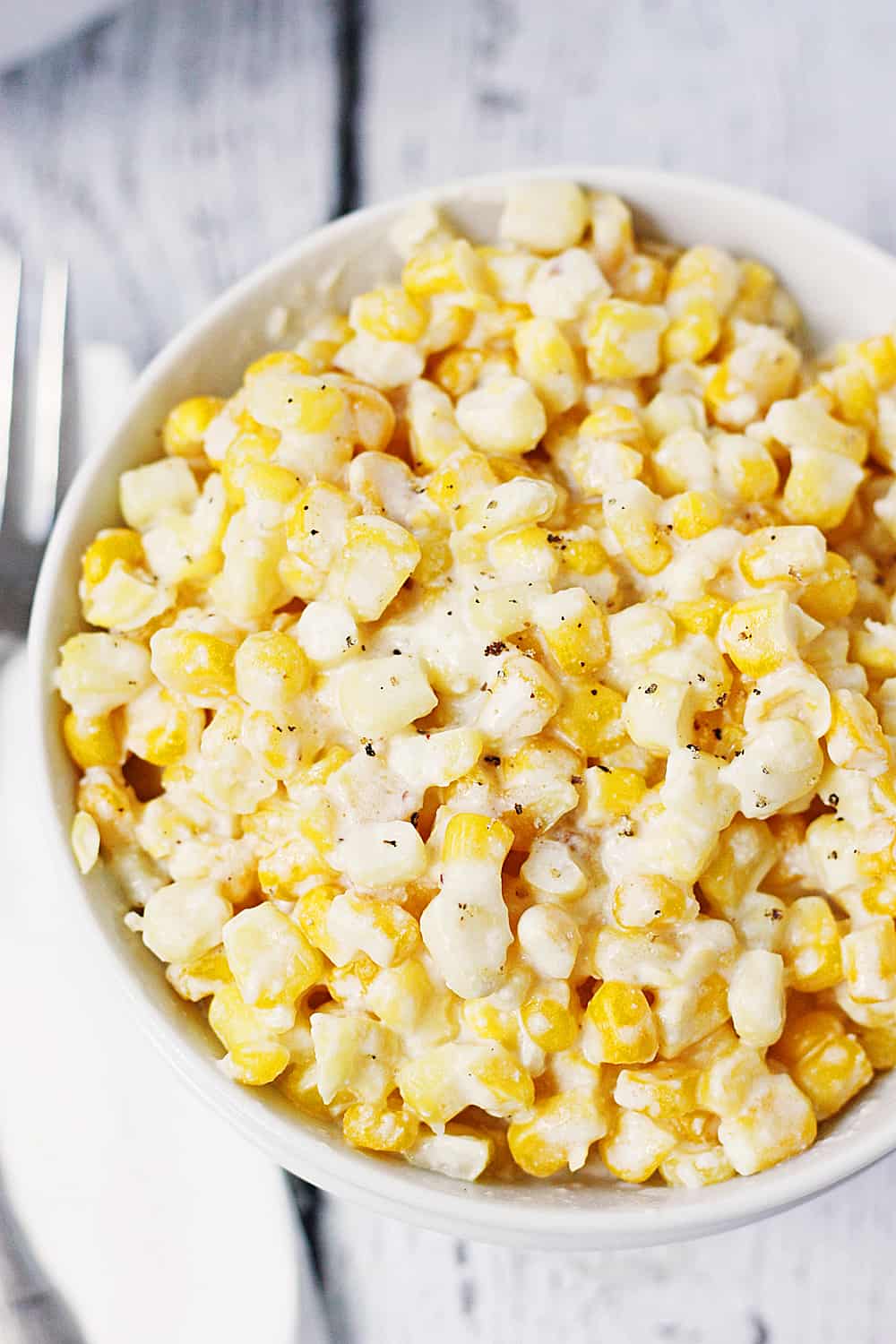 LowFat Slow Cooker Creamed Corn HalfScratched