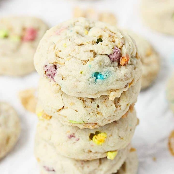 Lucky Charms Frosted Flakes Cookies