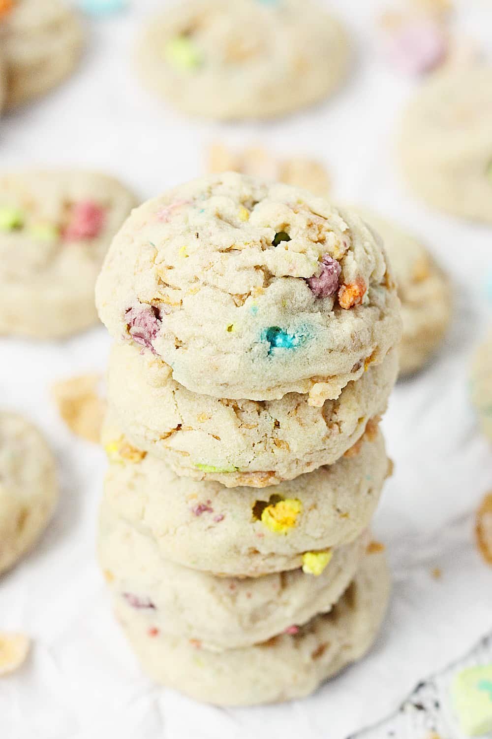 Lucky Charms Frosted Flakes Cookies