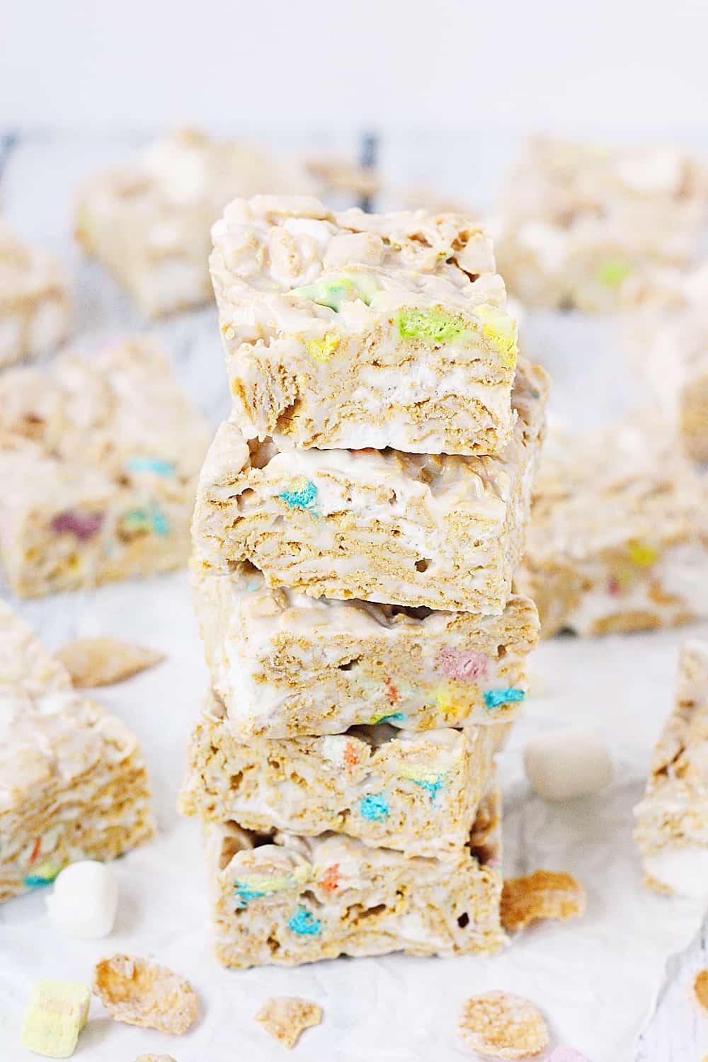 Lucky Charms Frosted Flakes Marshmallow Treats