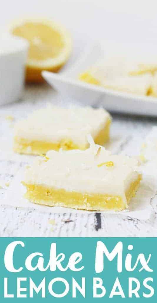 Easy & Delicious Lemon Bars with Cake Mix HalftScratched