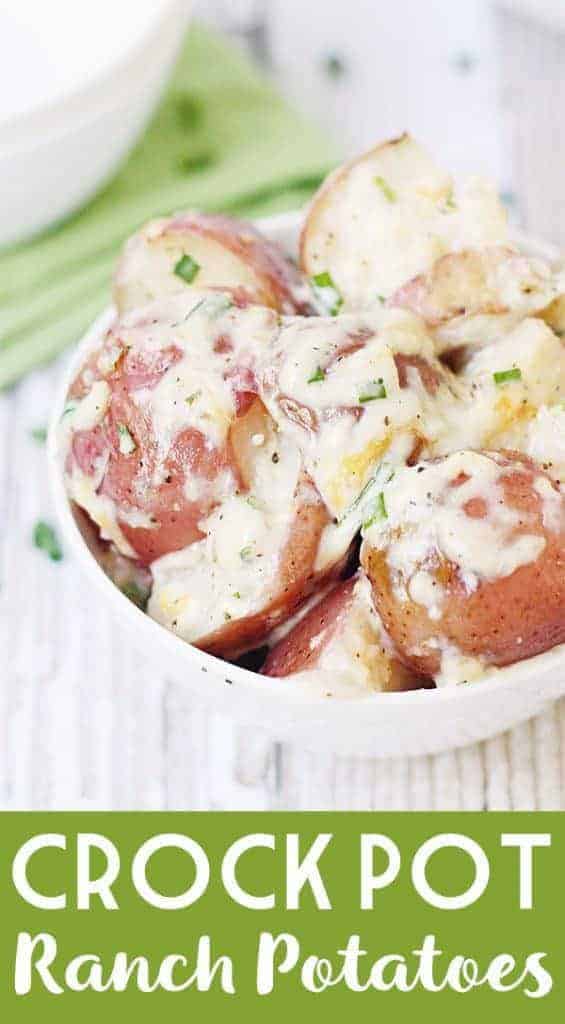 Easy & Delicious Crock Pot Ranch Potatoes HalfScratched