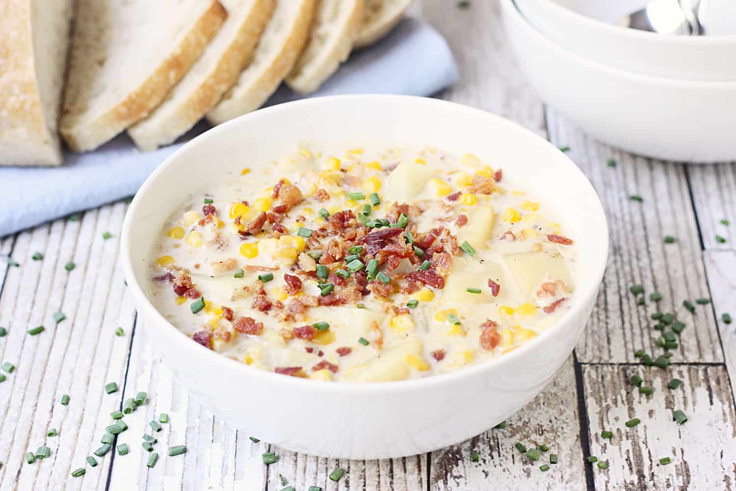 Easy Slow Cooker Corn Chowder