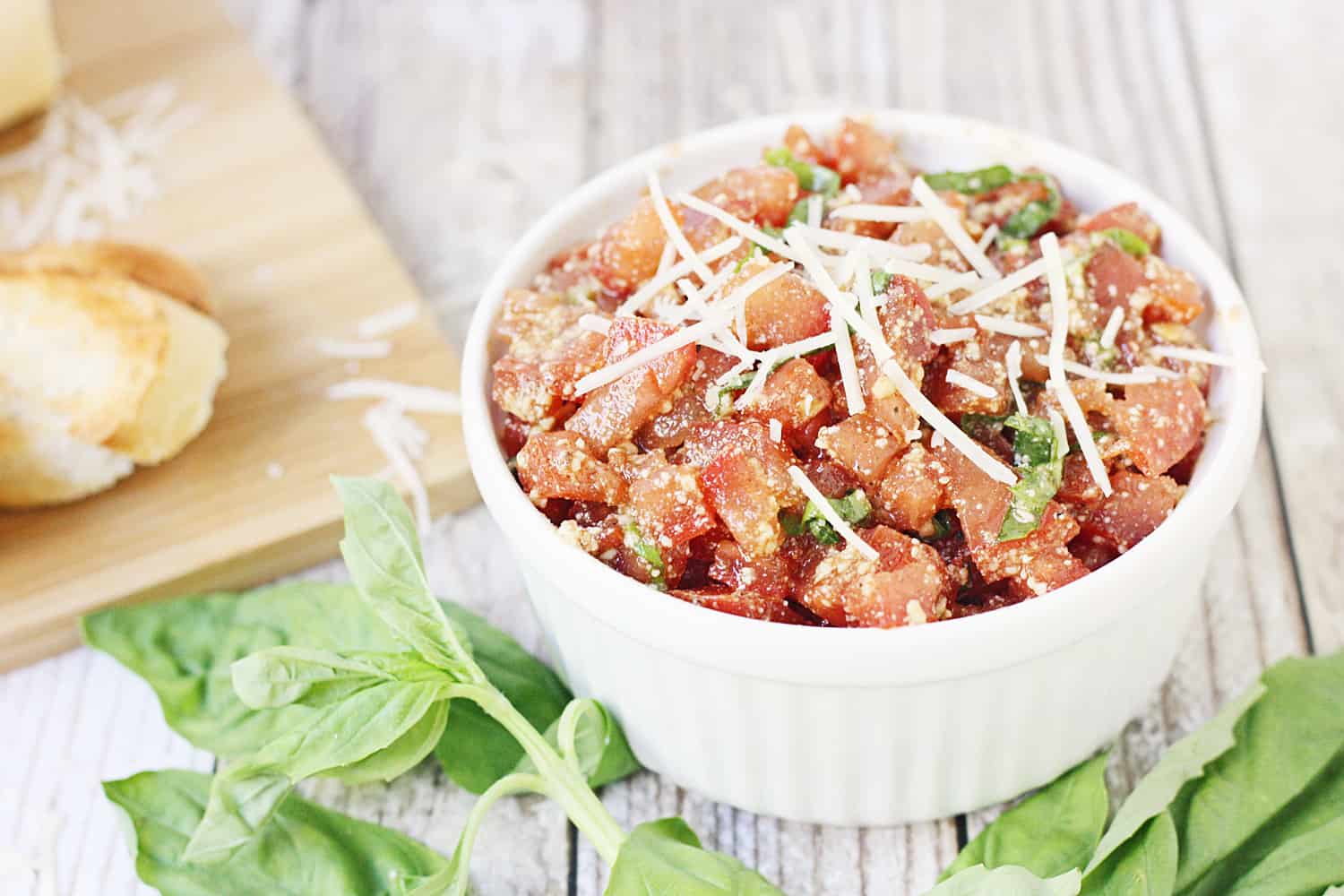 Easy Tomato Bruschetta Recipe HalfScratched Easy Tomato Bruschetta Recipe HalfScratched