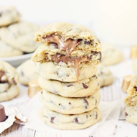 Chocolate Chip Rolo Cookies