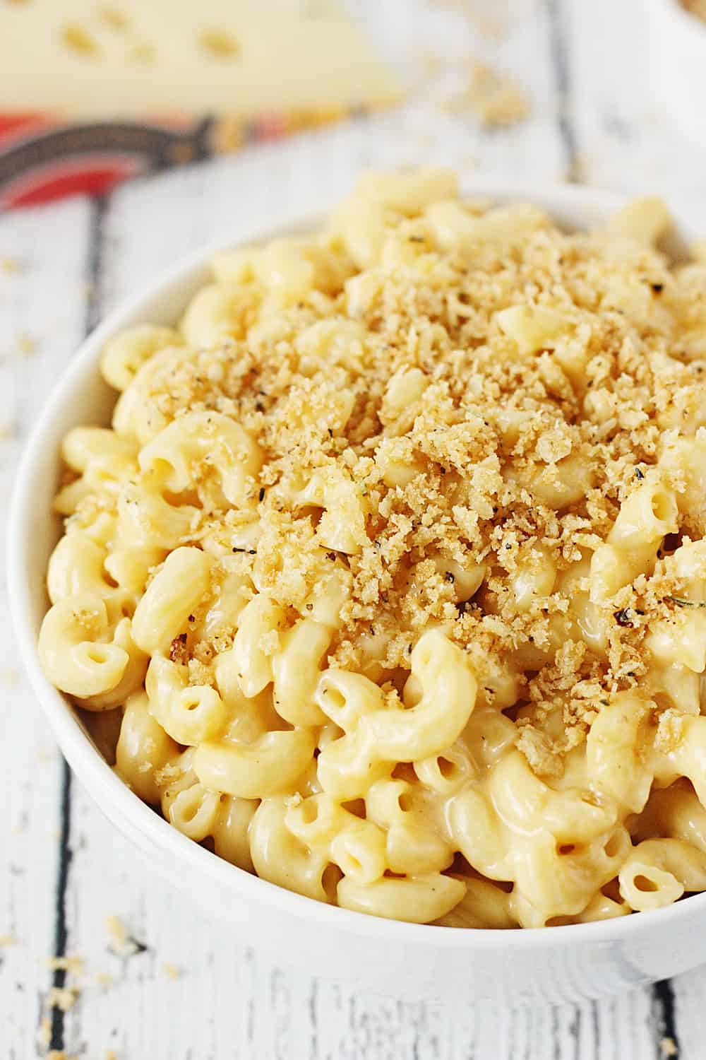 Easy Instant Pot Mac and Cheese - This easy Instant Pot mac and cheese is the creamiest, cheesiest, downright most delicious Instant Pot mac and cheese recipe ever! #macandcheese #instantpot #pressurecooker #macaroniandcheese #pasta #easyrecipe #recipe #cooking #halfscratched #ad #jarlsberg #cheese