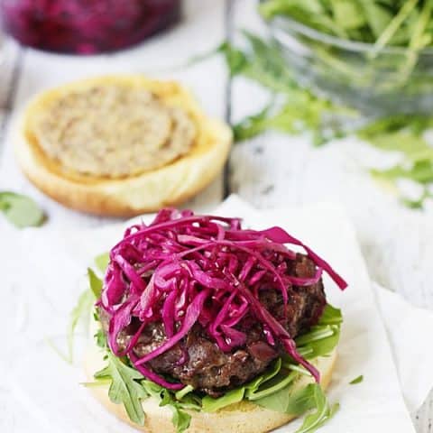 Corned Beef & Cheddar Burgers