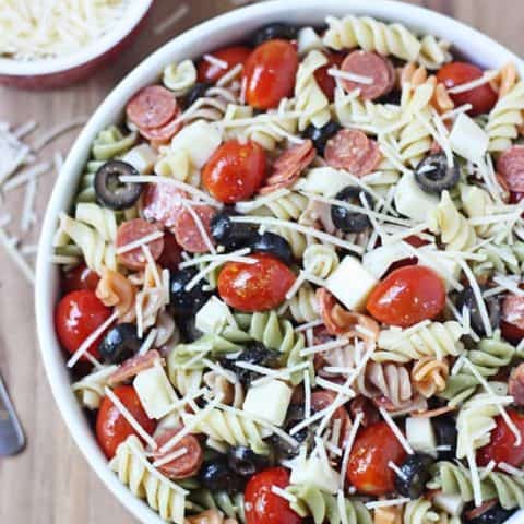 Pepperoni Pizza Pasta Salad