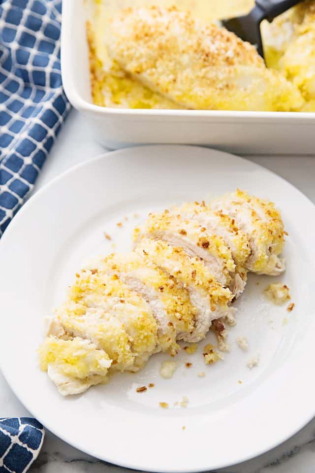 Swiss Cheese Chicken HalfScratched