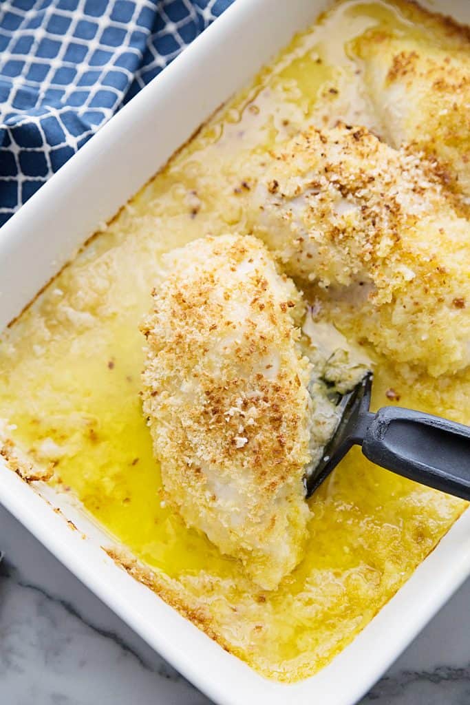 Swiss Cheese Chicken HalfScratched